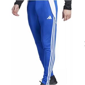 New Adidas 3 Stripes Tiro 24 Track Pants Men's XL Blue Aeroready Soccer